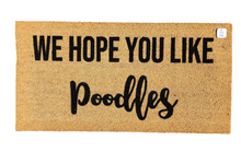 I hope you like poodles cursive