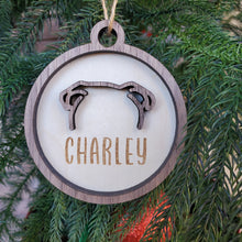 Custom Dog Ear Ornament