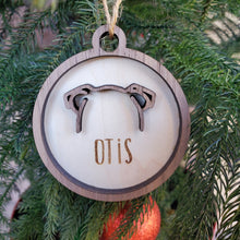 Custom Dog Ear Ornament