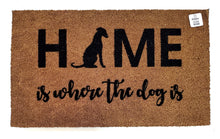 Home is where the dog is - Italian Greyhound doormat