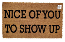 Nice of you to show up