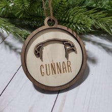 Custom Dog Ear Ornament