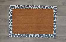 leopard under mat