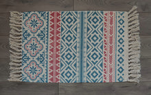 Red White & Blue Fringe Under-mat