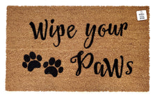 Wipe your paws
