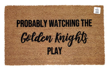 Probably Watching the Golden Knights Play doormat