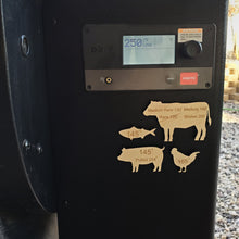 Meat Temperature Wooden Magnet