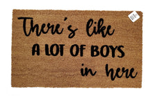 There's like a lot of boys in here