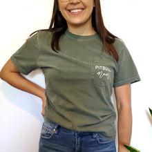Pitbull mom pocket tee
