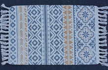 Mustard & Gray Fringe Under-Mat