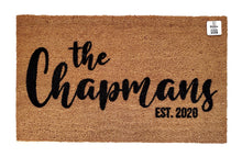 Last Name Est Doormat