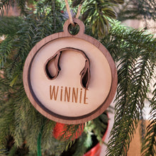 Custom Dog Ear Ornament