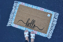 Red White & Blue Fringe Under-mat