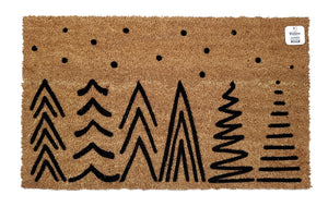 Hand drawn Christmas Tree Doormat