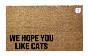 I hope you like cats doormat