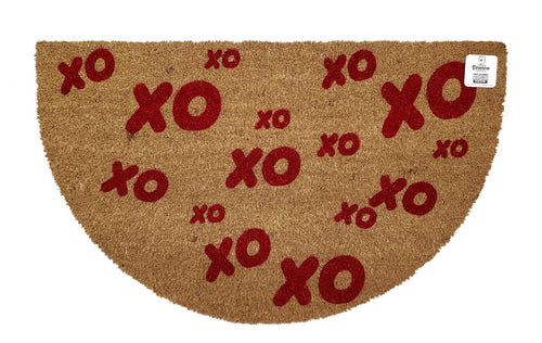 XO XO Half Circle Doormat