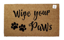 Wipe your paws