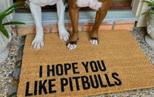 I hope you like pitbulls