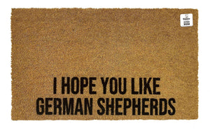 I hope you like German Shepherds Doormat