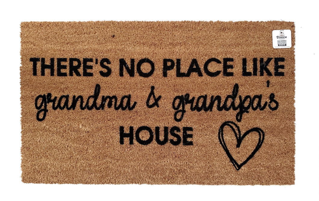 There's no place like Grandma & Grandpas doormat