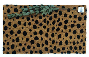 Cheetah Print Doormat