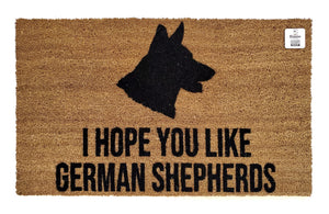 I hope you like German Shepherds Doormat