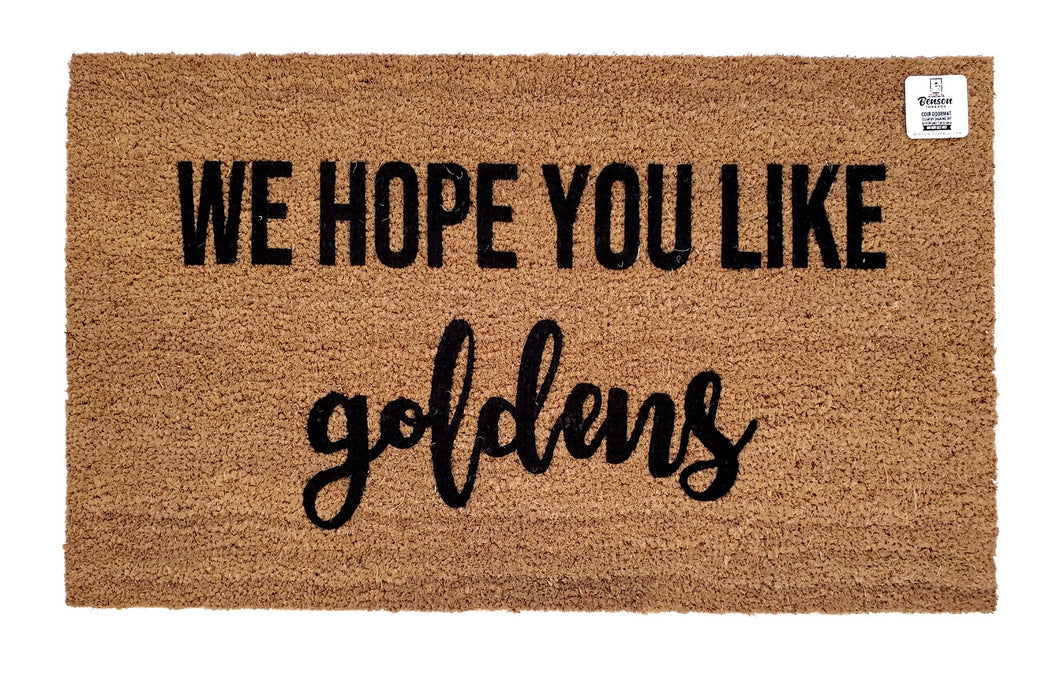 We hope you like Goldens Doormat