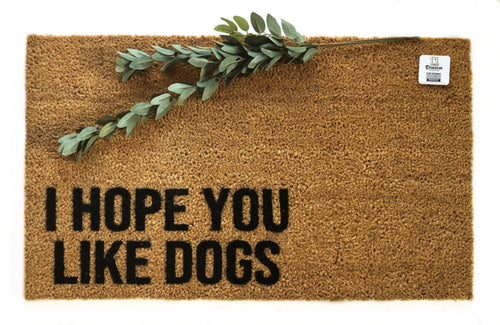 I hope you like dogs doormat